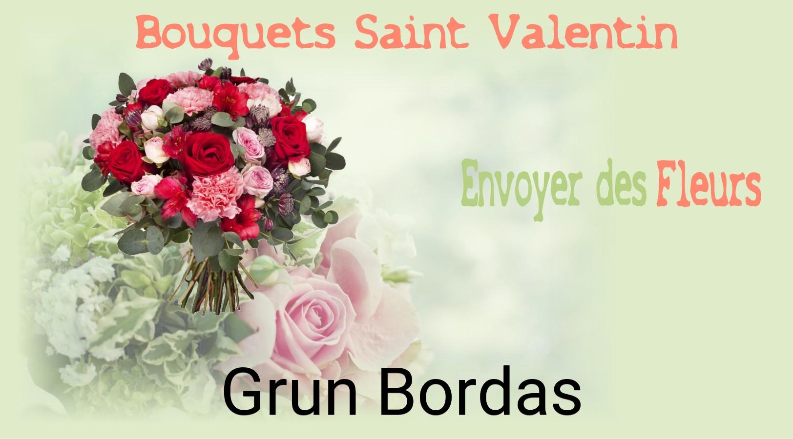 Roses de Saint-Valentin livrées à Grun-Bordas